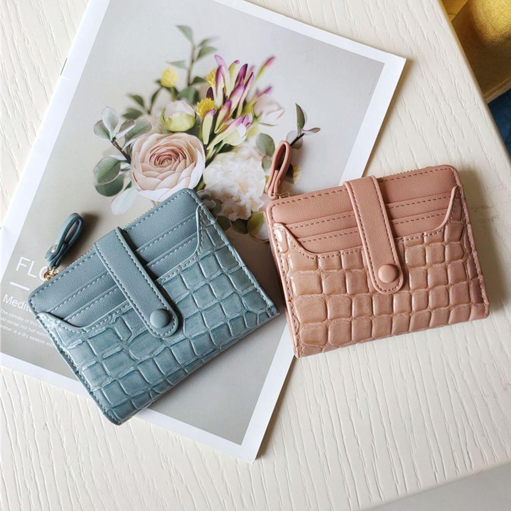 Ví Da PU Cỡ Lớn Có Khóa Kéo Phong Cách Retro Cho Nữ