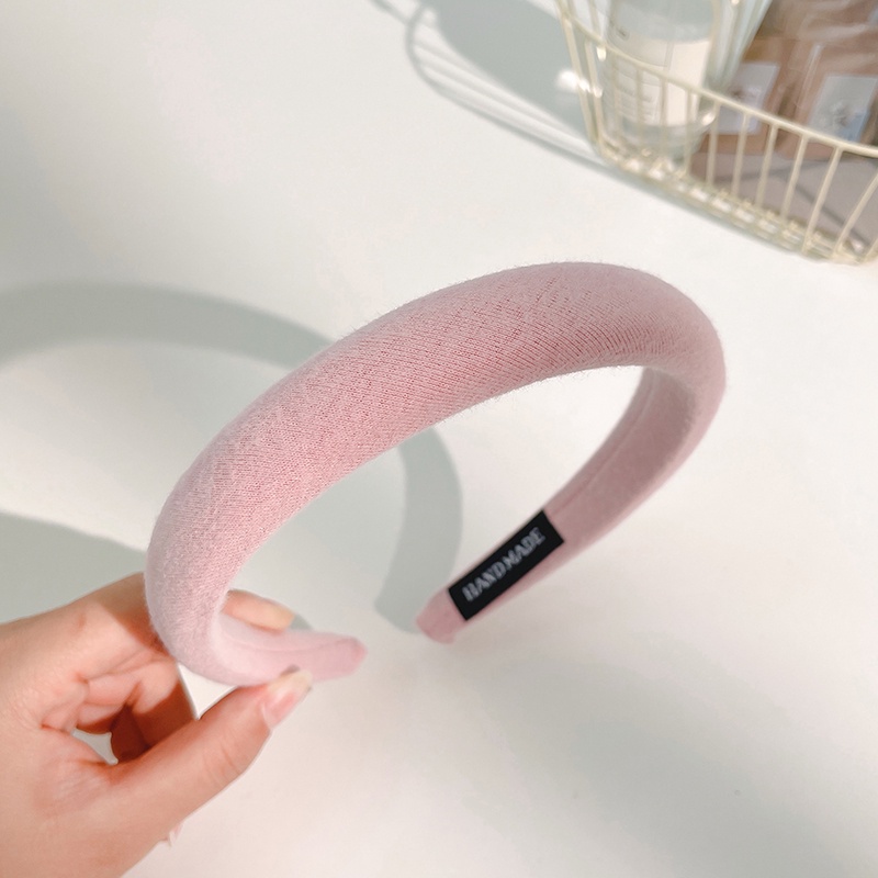 Băng Đô Cài Tóc Viền Xốp Mỏng Kiểu Hàn Quốc Cổ Điển Cho Bạn Gái