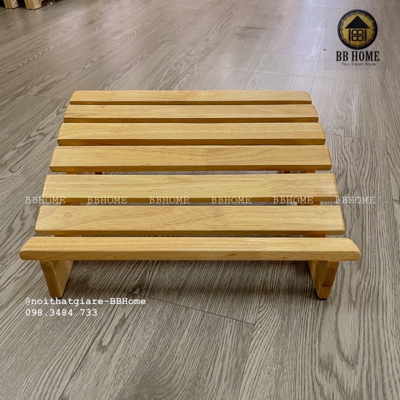 Ghế gỗ kê chân văn phòng/bàn làm việc Woody Man-BBHOME