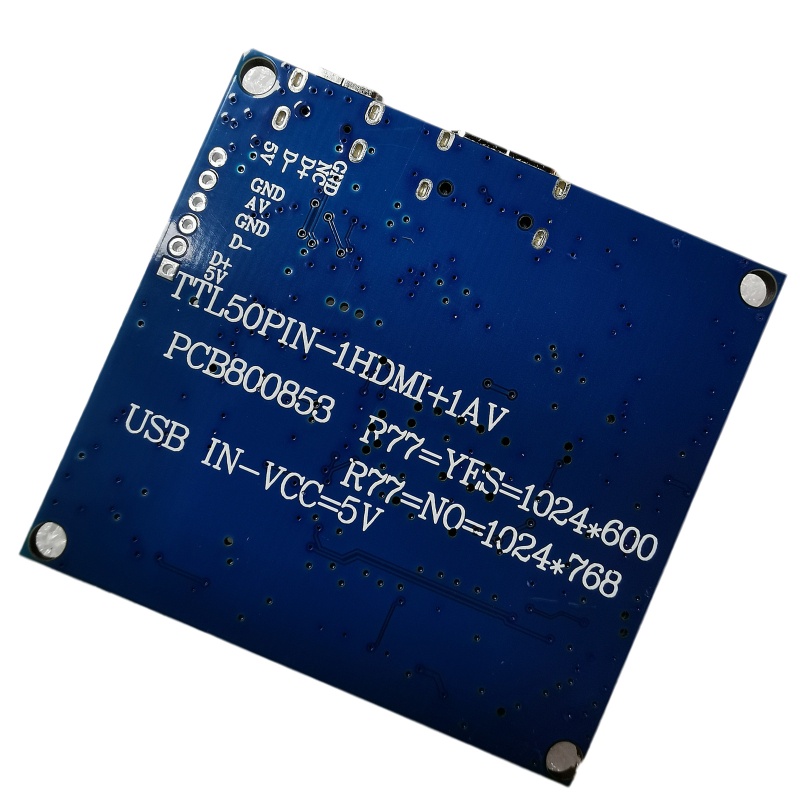 Bảng Mạch Điều Khiển Điều Khiển TTL 50Pin 1024x600 1024x768 LCD Cho TTL 50Pin 1024x600 1024x768