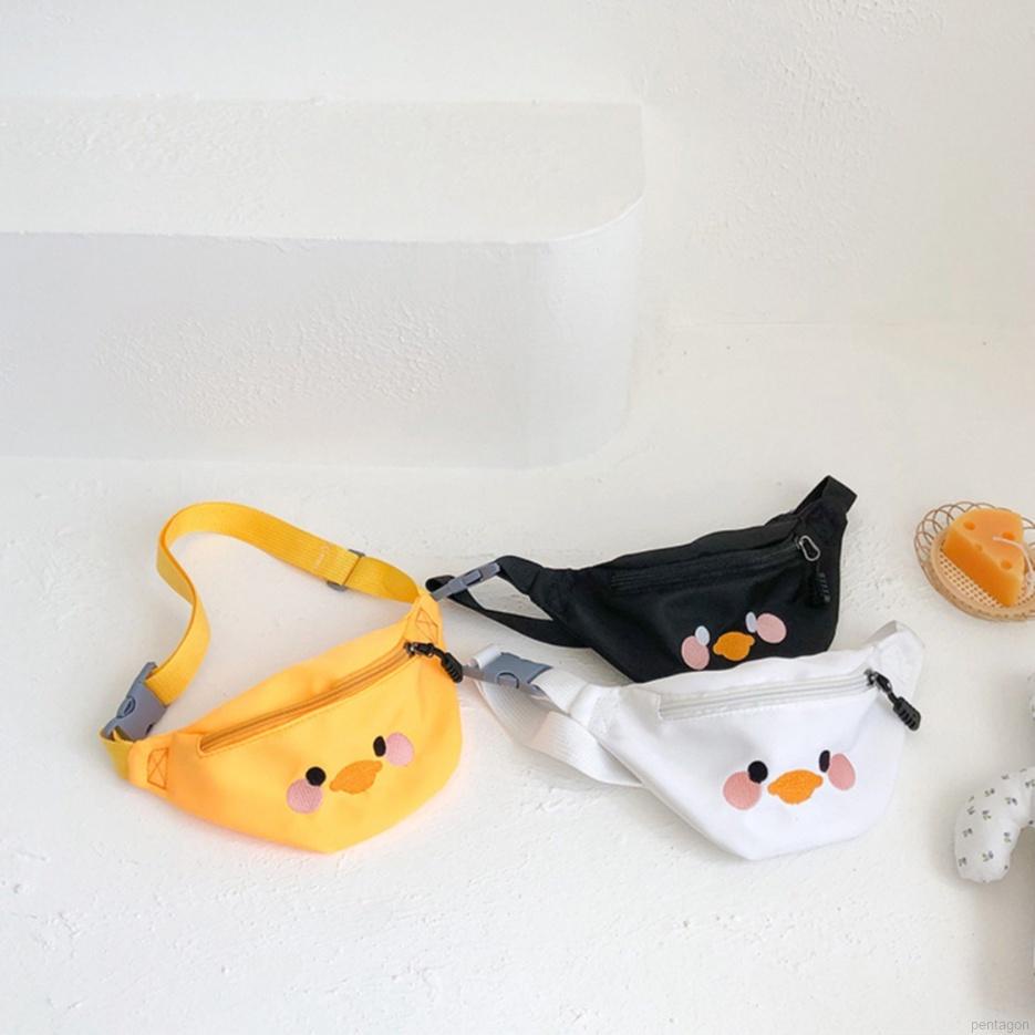 Túi đeo chéo hình vịt vàng dễ thương có thể điều chỉnh dành cho bé