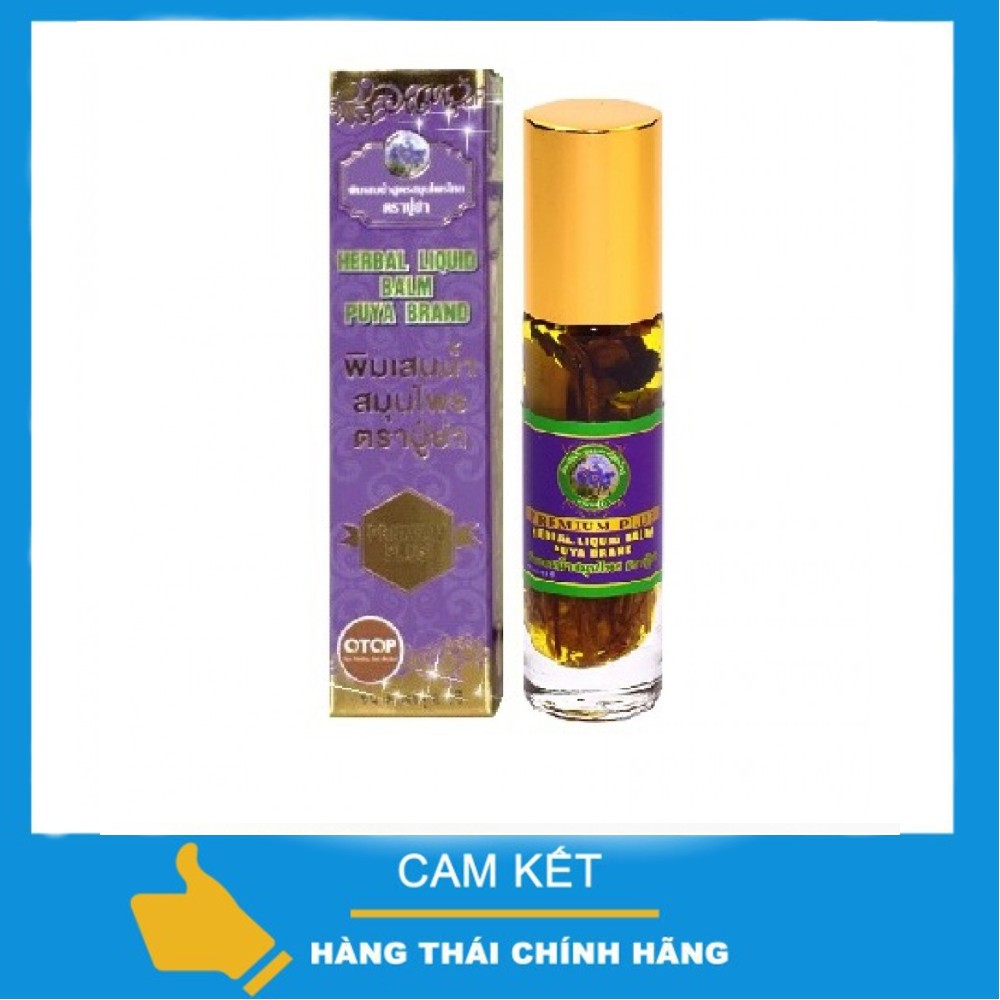 Tinh Dầu Lăn 19 Vị Thảo Dược Premium Plus Herbal Liquid Balm Brand Thái Lan chính hãng