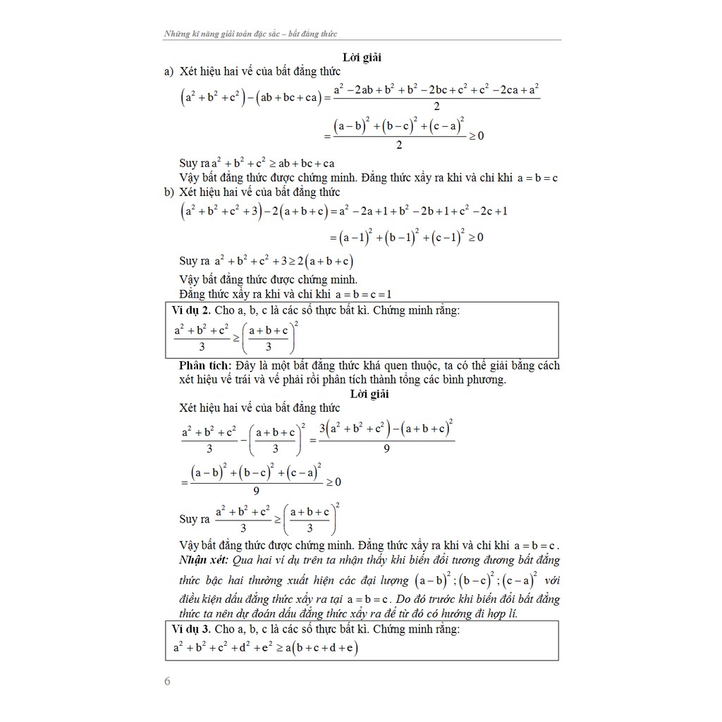 Sách - Những Kỹ Năng Giải Toán Đặc Sắc Bất Đẳng Thức