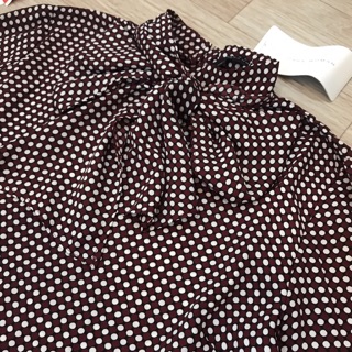 áo sơ mi zara chấm bi (sẵn hàng)