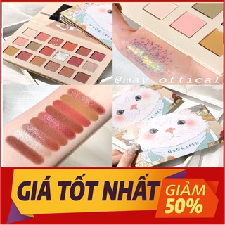 Phấn mắt ⚡️𝐅𝐑𝐄𝐄 𝐒𝐇𝐈𝐏⚡️ phấn mắt muge leen cat 18 ô kèm gương mẫu mới