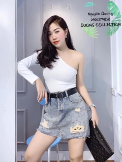 Áo Lệch Khoét Vai (Kèm ảnh thật)