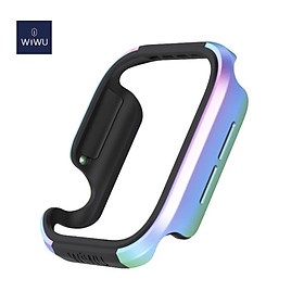 Vỏ WIWU Defense Armor Apple Watch Series 6 , SE , Series 5 , Serieốc Viền Thép Cao Cấp - Hàng Chính Hãng - 38mm - black