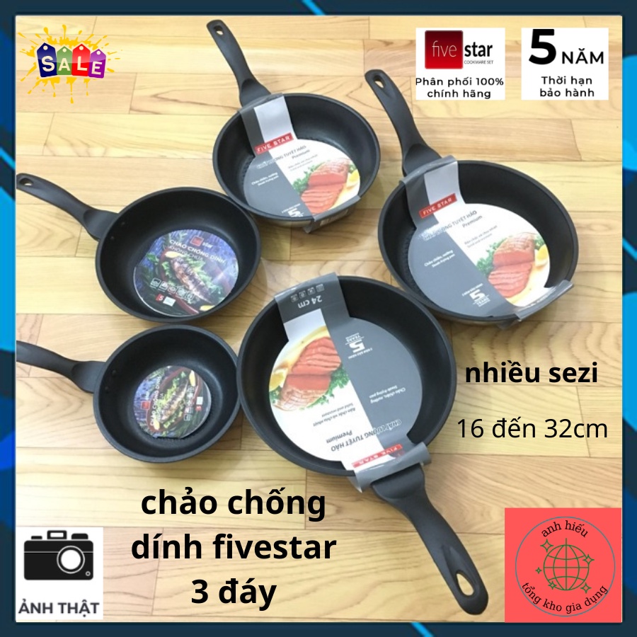 Chảo Từ Fivestar Đủ Kích Thước