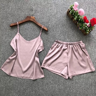 Bộ ngủ lụa hai dây) size M,L, XL, XXL