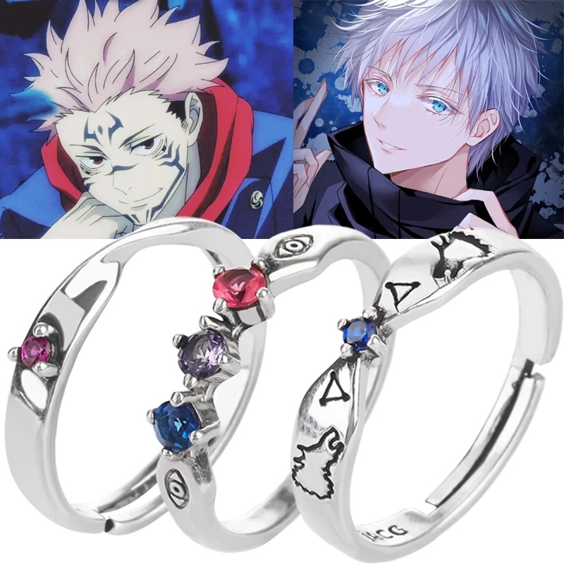 Nhẫn Unisex Hóa Trang Nhân Vật Anime Jujutsu Kaisen Itadori Yuji Gojo Satoru