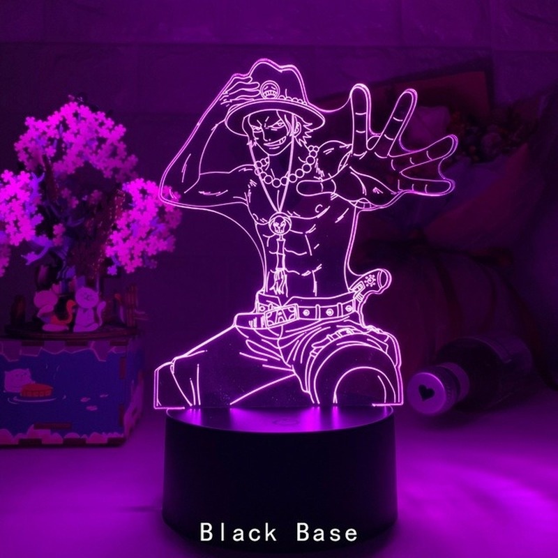 Đèn LED 3D Hình Nhân Vật Chopper Luffy Zoro Sauron Trong Phim Hoạt Hình One Piece Với 7 Màu Khác Nhau Dùng Trang Trí