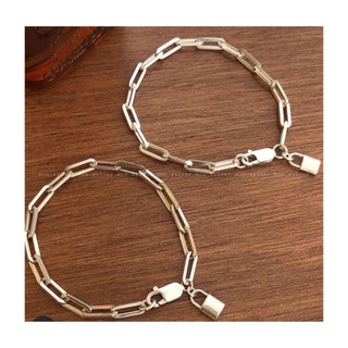 Lắc tay ổ khóa ( bạc ta)-miễn phí khắc chữ theo yêu cầu