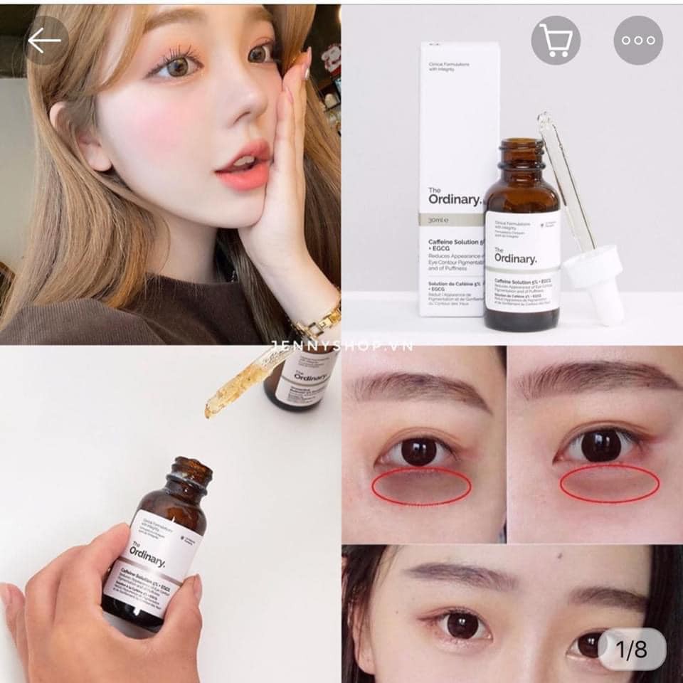 Serum trị quầng thâm mắt The Ordinary Caffeine Solution 5% + EGG | BigBuy360 - bigbuy360.vn