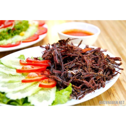 Thịt gác bếp Tây Bắc