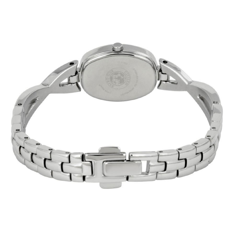 Đồng Hồ Nữ Citizen Đính Đá Swarovski Dây Thép Không Gỉ EX1410-88E - Mặt Đen