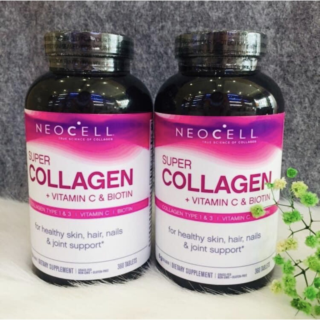 [CHÍNH HÃNG] Viên uống Super Colagen Neocell + CType 1 - 3