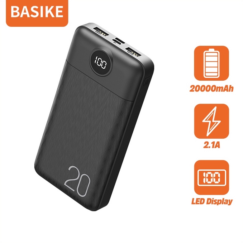 Pin sạc dự phòng 20000mah BASIKE-PT126P max thích hợp cho Huawei Samsung