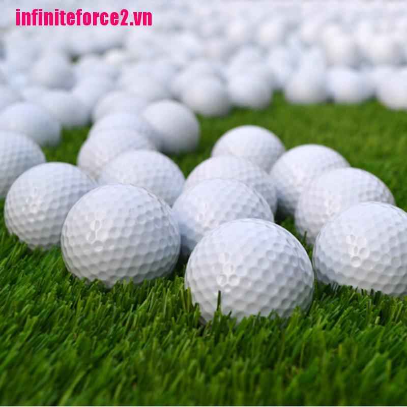 Bộ 10 quả bóng golf bằng xốp màu trắng chất lượng cao chuyên dụng