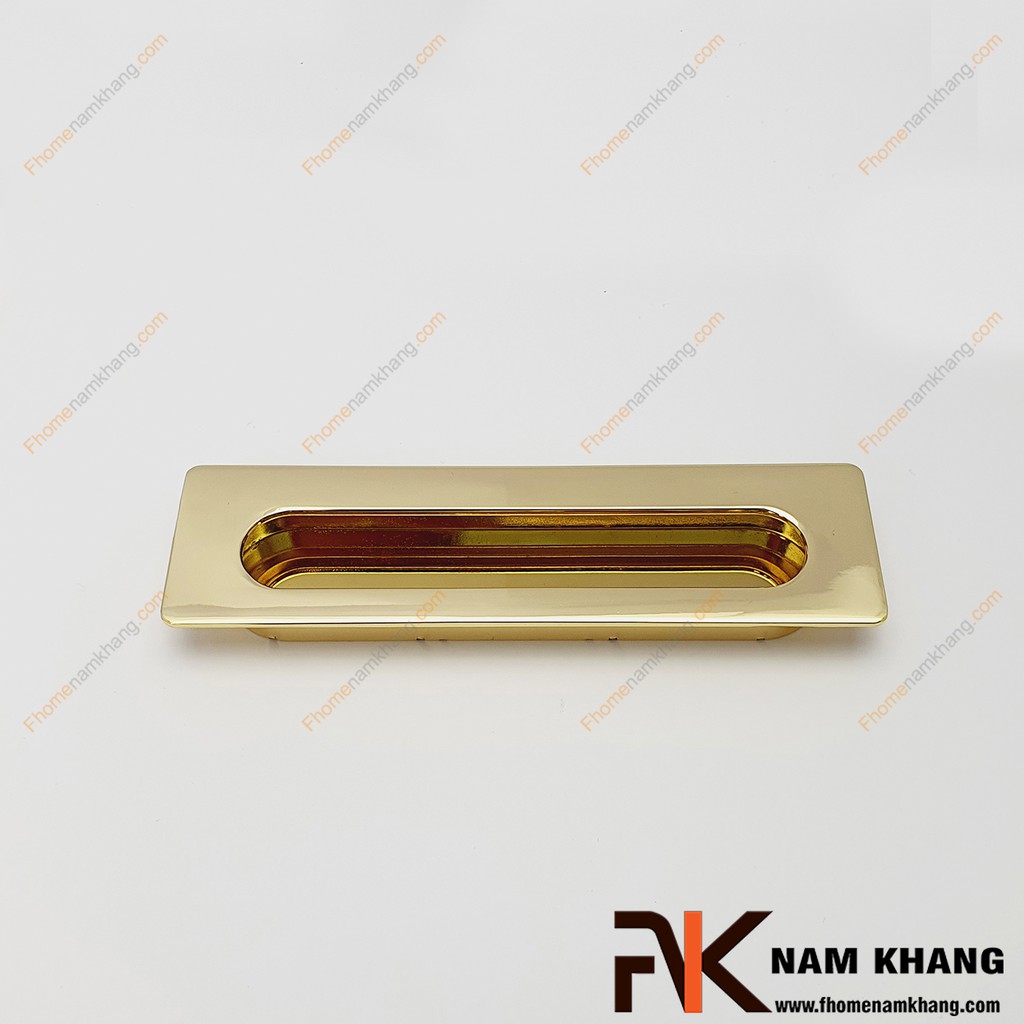 Tay nắm âm tủ màu vàng NK356-V