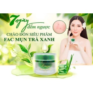 Kem face mụn trà xanh - serum rau má -ncollagen trần bích ngân