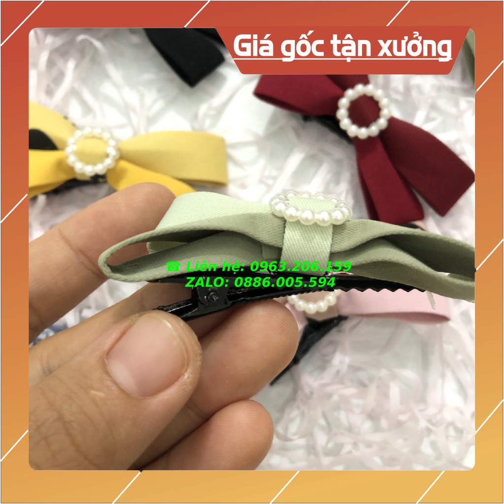 [HOT] Set 2 Nơ kẹp tóc siêu đáng yêu Màu ngẫu nhiên