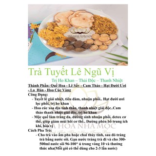 Trà Tuyết Lê (set 15 gói mix siêu đầy đặn)