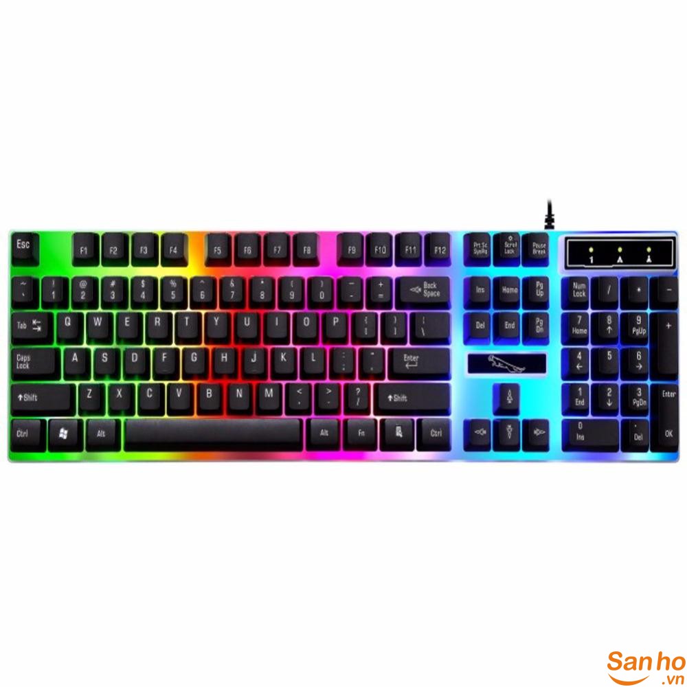 Bàn Phím Giả Cơ G21🛑XẢ KHO-HÀNG LOẠI 1 🛑  Có đèn LED 7 màu SIÊU ĐẸP - Cho máy tính, laptop [ BH 6 THÁNG ] | BigBuy360 - bigbuy360.vn