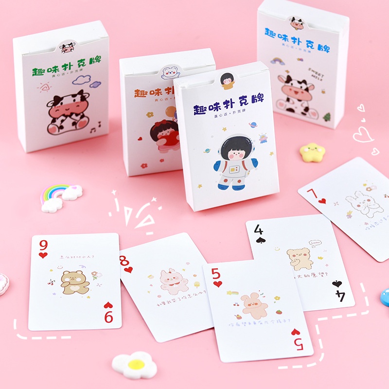 Bộ bài tú lơ khơ, bài tây poker 54 lá đáng yêu