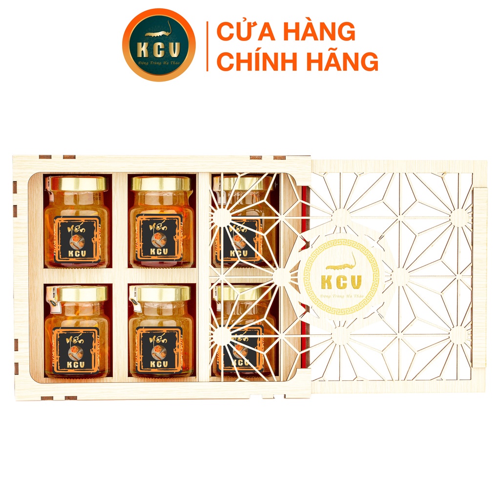 Yến Đông Trùng Hạ Thảo Kim Cương Vàng (6 Hũ/Hộp)