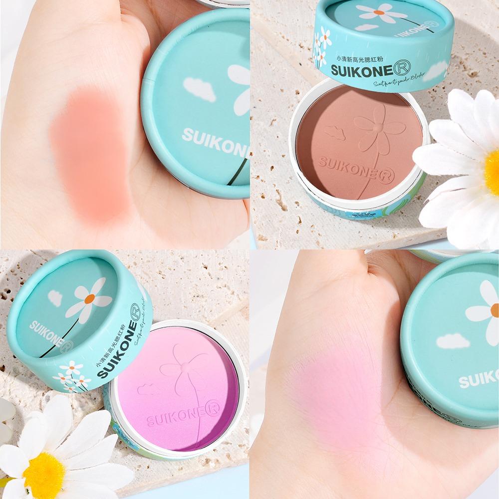 Bảng Phấn Má Hồng Bắt Sáng Đa Năng Màu Ngọc Trai Chống Thấm Nước MIHAN1