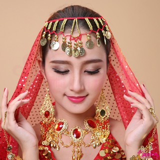 Khăn Choàng Đầu Múa Bụng Phong Cách Ấn Độ
