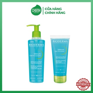 Sữa rửa mặt dạng gel Bioderma sebium