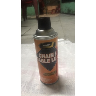 Chai xịt bảo dưỡng sên chống sét Johnsen Chain & Cable Lube 400ml