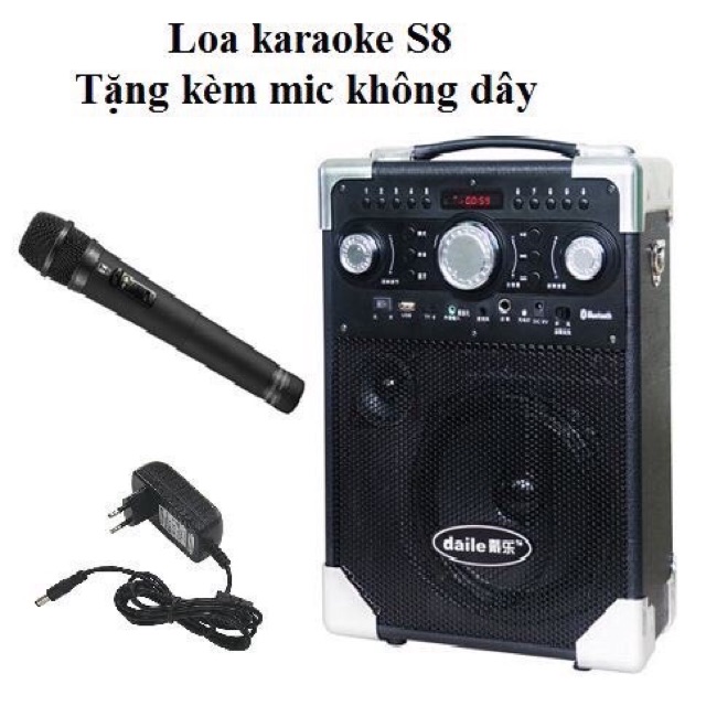 LOA TRỢ GIẢNG - KARAOKE DAILE S8 - 2 TẤC - NÓI TO RÕ