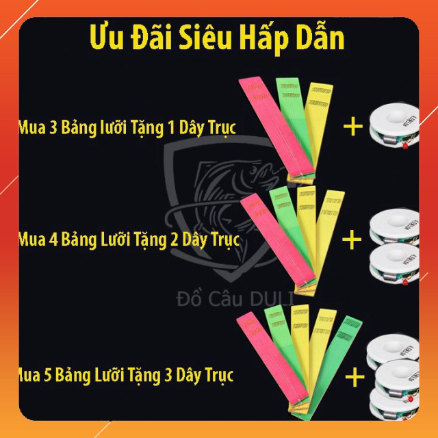 Cần câu cá ❤️FREE SHIP❤️ Lưỡi Câu Cá Đôi Buộc Sẵn Chuyên Câu Đài, Cách buộc lưỡi câu cá, Lưỡi câu đài LMD-1  <Giảm giá m