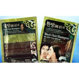 Dầu Gội Đen Tóc Black Hair Shampoo gội là đen