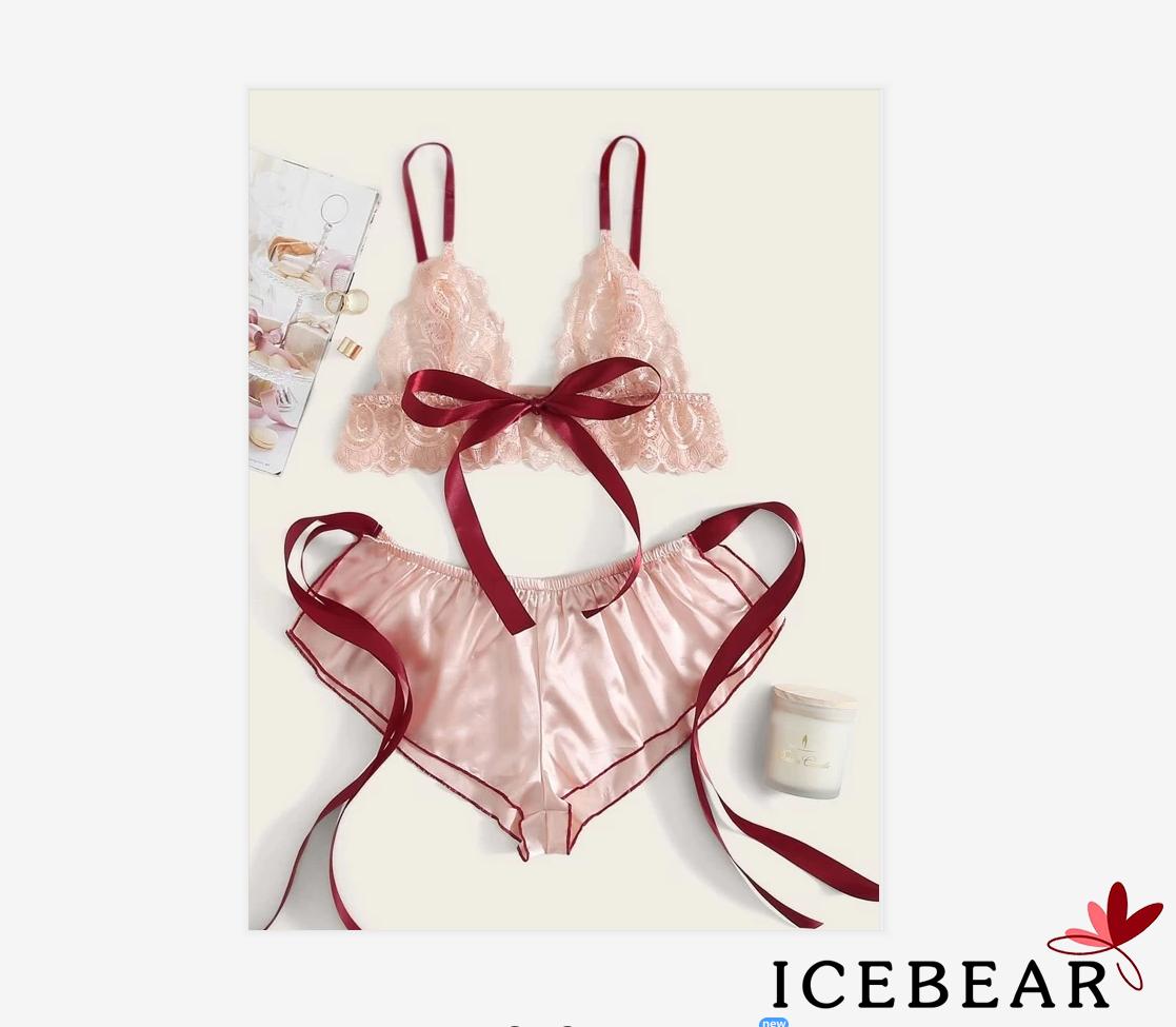 Set Đồ Ngủ 2 Dây Phối Ren Quyến Rũ Cho Nữ | BigBuy360 - bigbuy360.vn