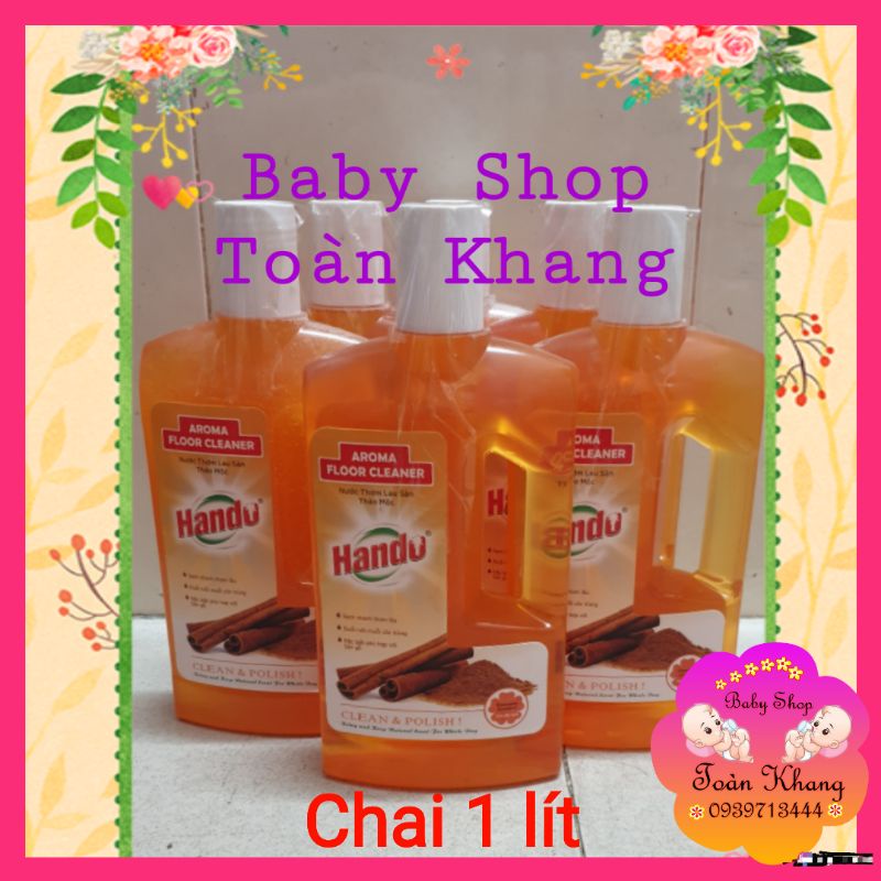 Nước lau sàn loại đậm đặc Hando 1 lít diệt khuẩn