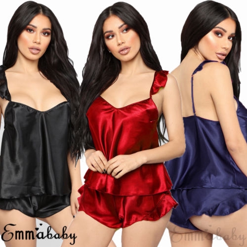 Đầm ngủ lụa 2 dây phối ren quyến rũ cho nữ