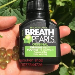 Viên uống chống hôi miệng Breath pearls 50 viên