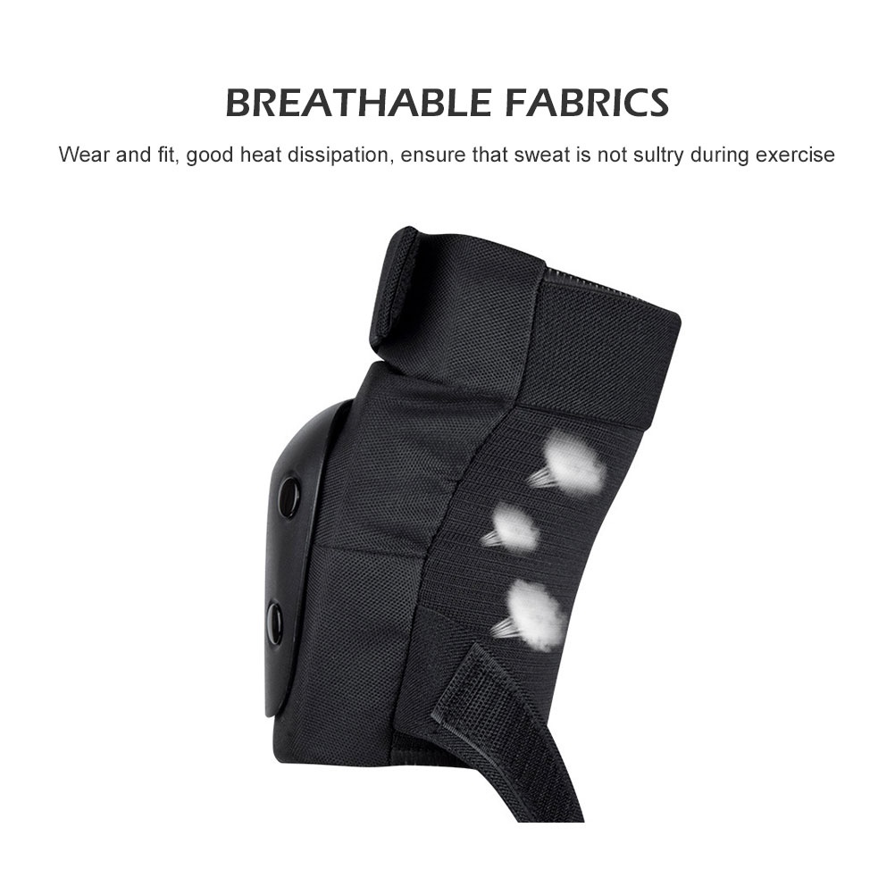 [Kitch]6 Pcs Adults Kids Knee Pads Elbow Pads Wrist Pads Set Protective Gear Set for Skating Rollerblading Skateboard