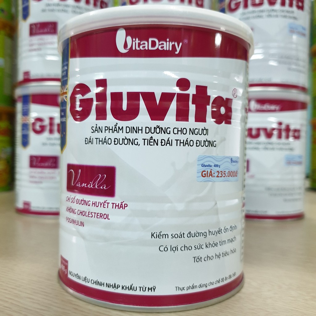Combo 3 Lon Sữa Gluvita 400g  Date 2024