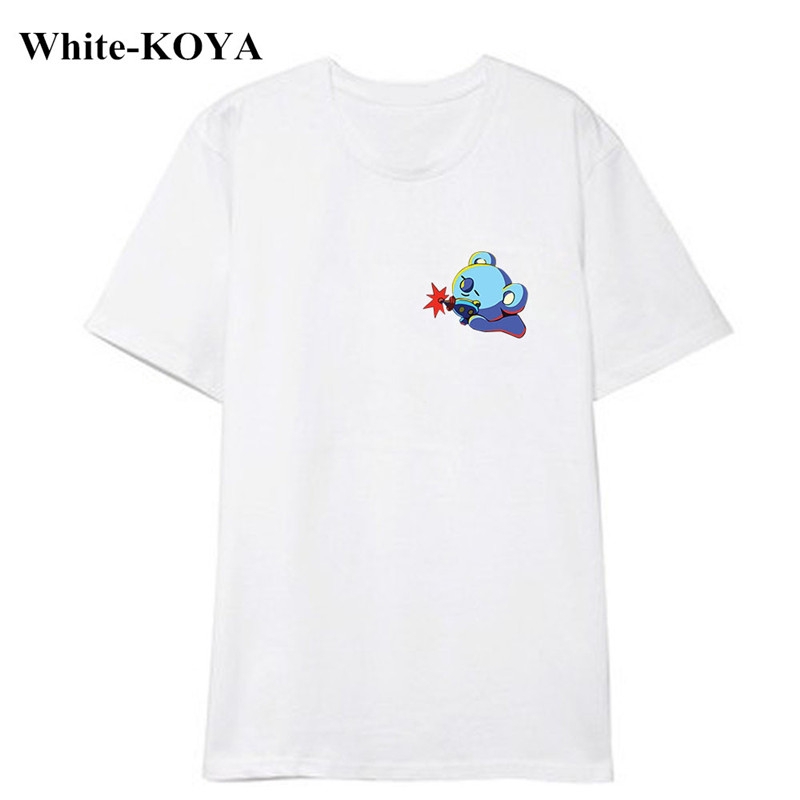 KPOP BT21 T- Shirt Korean version BTS Cartoon Leisure Shirt | BigBuy360 - bigbuy360.vn
