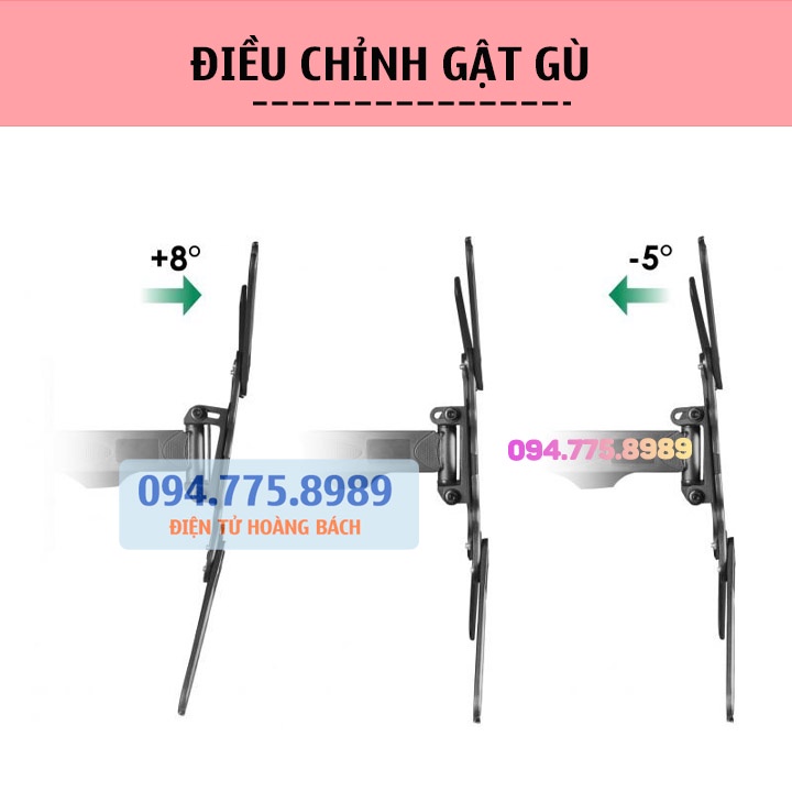 Giá Treo Tivi ErgoTek E85 32" - 65"  - Giá Treo Tv Góc Xoay Đa Năng