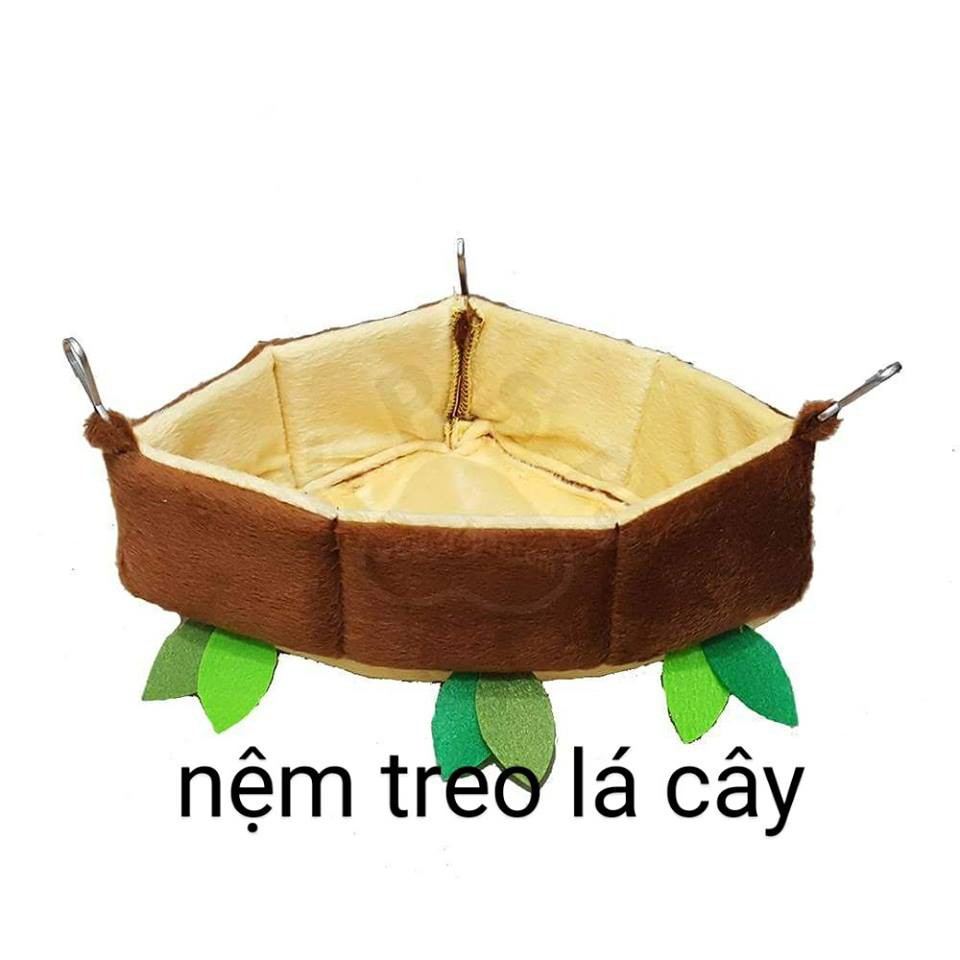 võng nệm treo lá cây