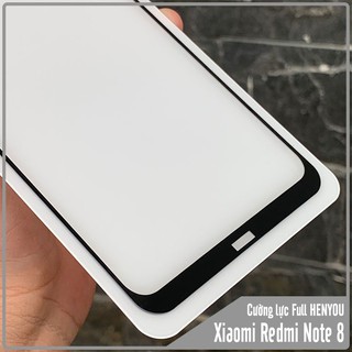 Cường lực Xiaomi Redmi Note 8 Full viền HENYOU