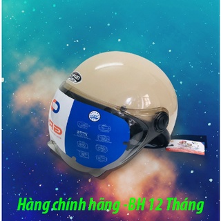 Mũ bảo hiểm 1/2 GRO chính hãng - Có Kính