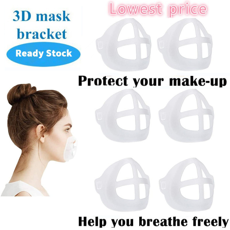 Khung đỡ khẩu trang 3d thoáng khí không dính son môi lớp trang điểm tiện lợi