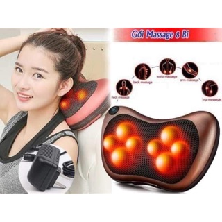 Gối massa hồng ngoại 8 bi