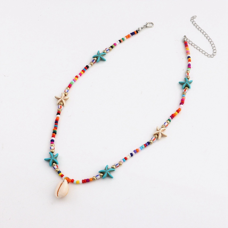 Vòng cổ Hạt Hình Vỏ Sò/ Sao Biển Phong Cách Bohemian Thời Trang Cho Nữ